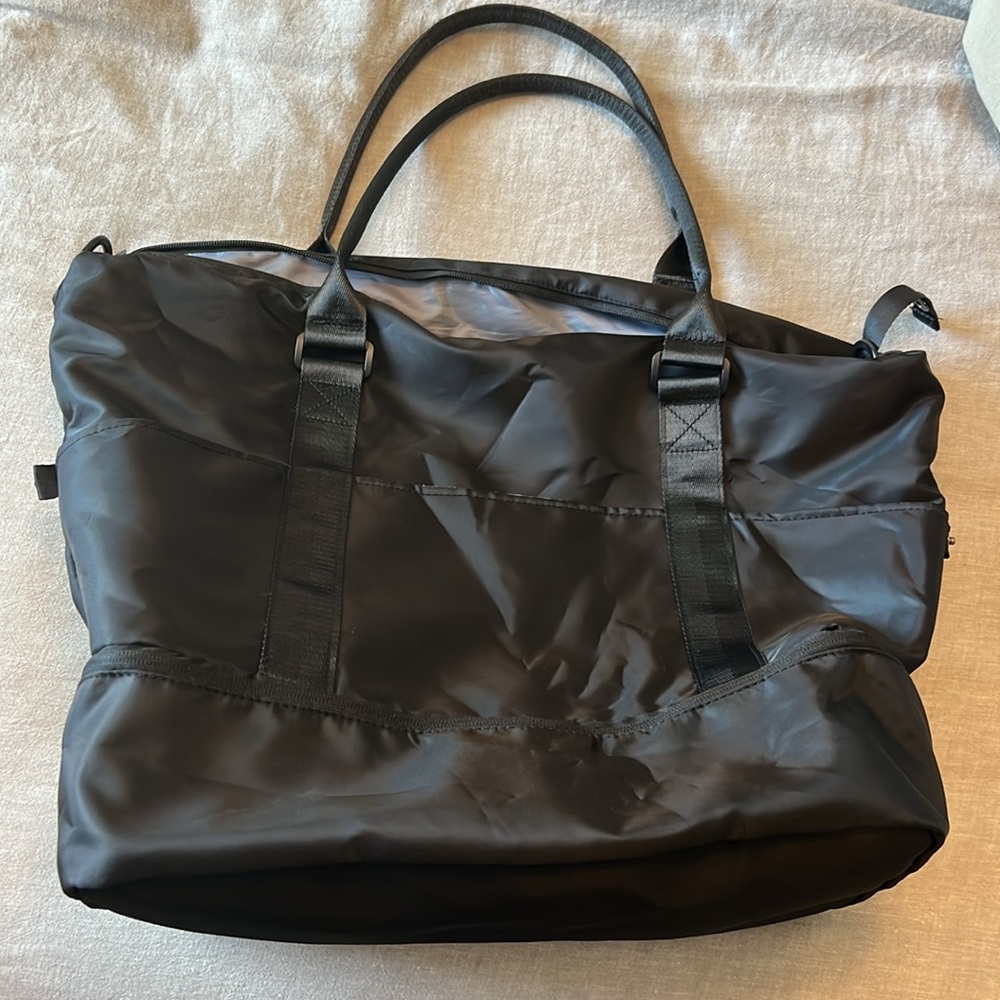Black travel / work / gym tote bag - Picture 4 of 9